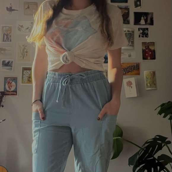 80's Style Jean Joggers - Picture 1 of 8